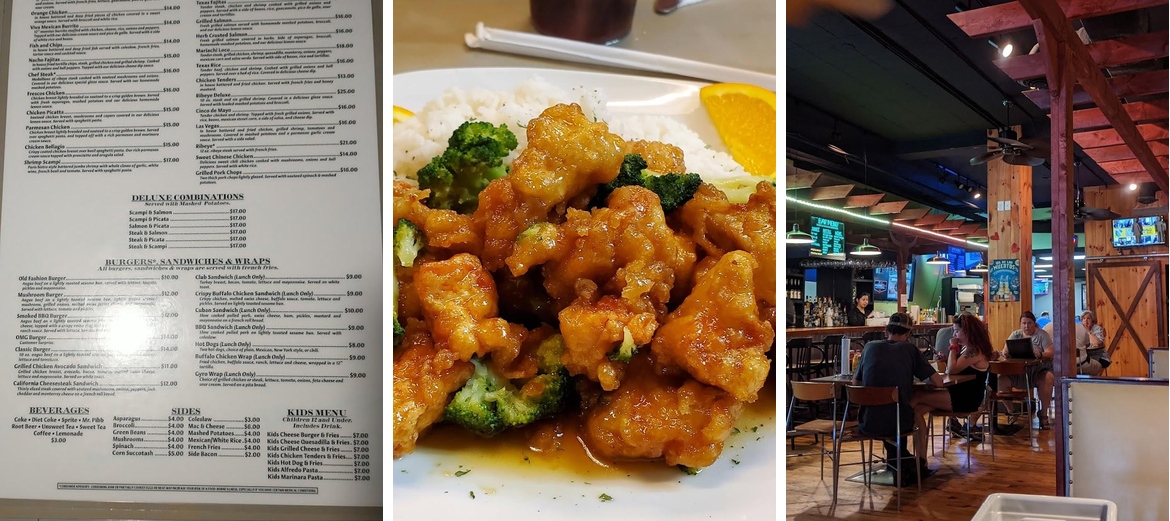 Fresco's Restaurant Menu
